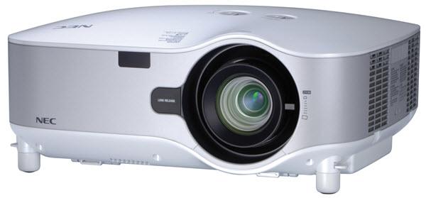 NEC NP3151W Projector front view
