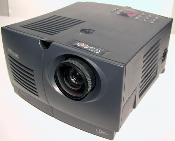 InFocus LP610 Projector front view
